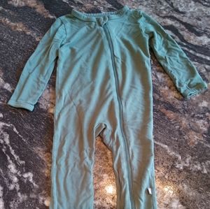 Kyte Baby Zippered Romper Green 12-18